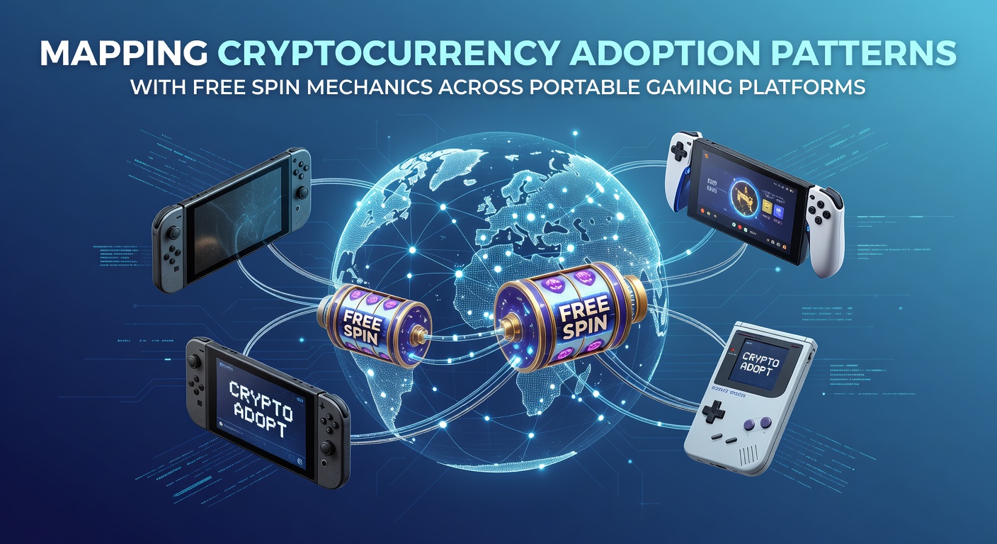 Overview of cryptocurrency integration in mobile gaming platforms showing free spin features on portable devices
