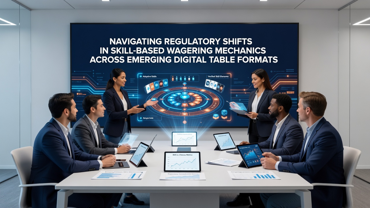 Regulatory compliance meeting discussing digital table wagering updates