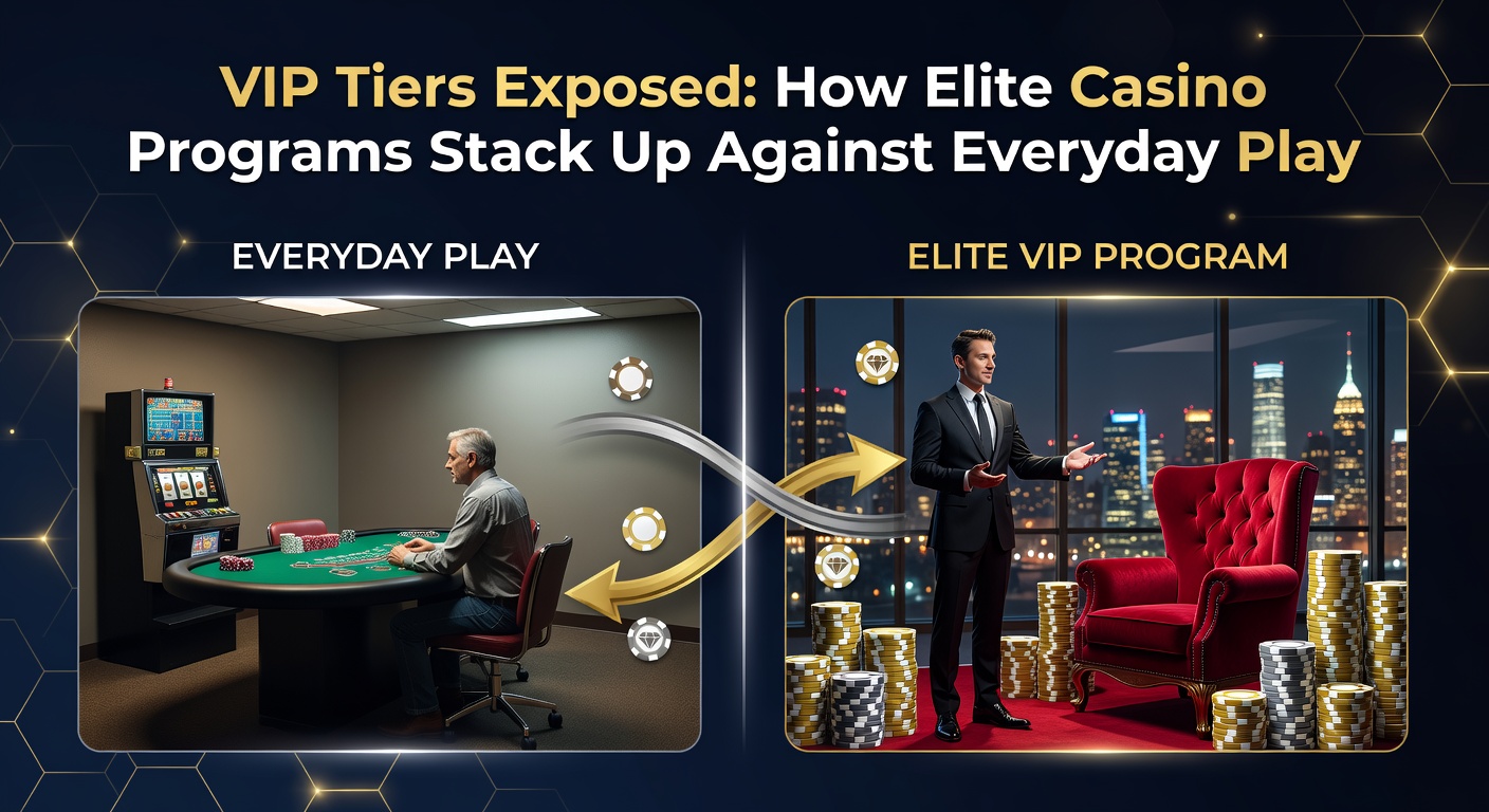 Comparison chart showing VIP tier benefits versus standard player rewards, with icons for luxury cars, hotel suites, and cash stacks